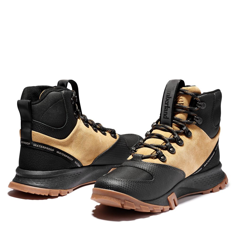 Bocanci De Drumeție Timberland Barbati Maro/Negrii - Garrison Trail Waterproof Inalti - Romania - XN